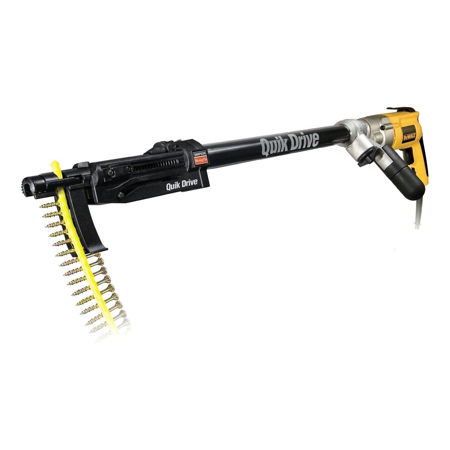 Simpson Strong-Tie PRO200SD25K Quik Drive PRO200SG2 Multi-Purpose System w/ DeWalt 2500 RPM Screwdriver Motor