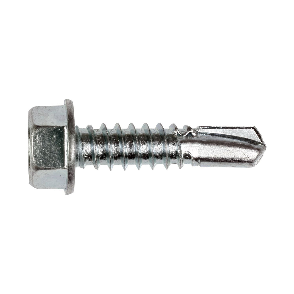 Simpson Strong-Tie E1B1414B Self-Drilling E Metal Screw, #14 x 1-in. 3/8-Hex, Clear Zinc, 2500-Pack