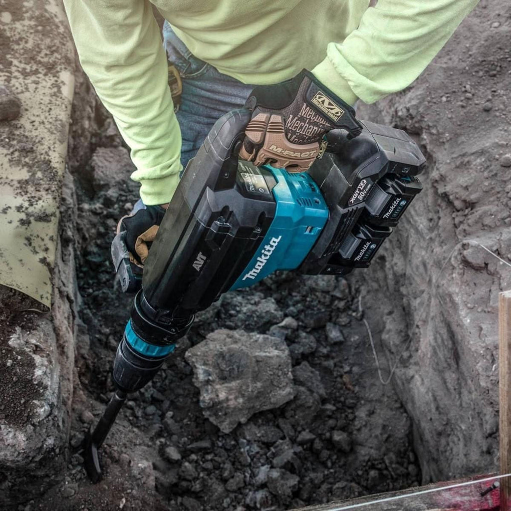 Makita GMH02PM 80V max (40V max X2) XGT Brushless 28 lb. SDS-MAX AVT AWS-Capable Demolition Hammer 4.0Ah Kit