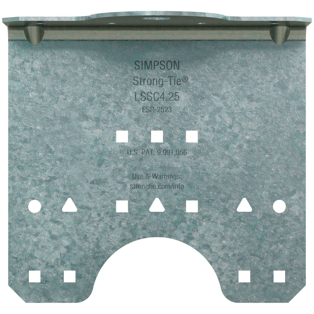 Simpson Strong-Tie LSSC4.25-R50 LSSC 4-1/4-in. 16-Gauge Galvanized Steel-Stud Clip, 50-Pack