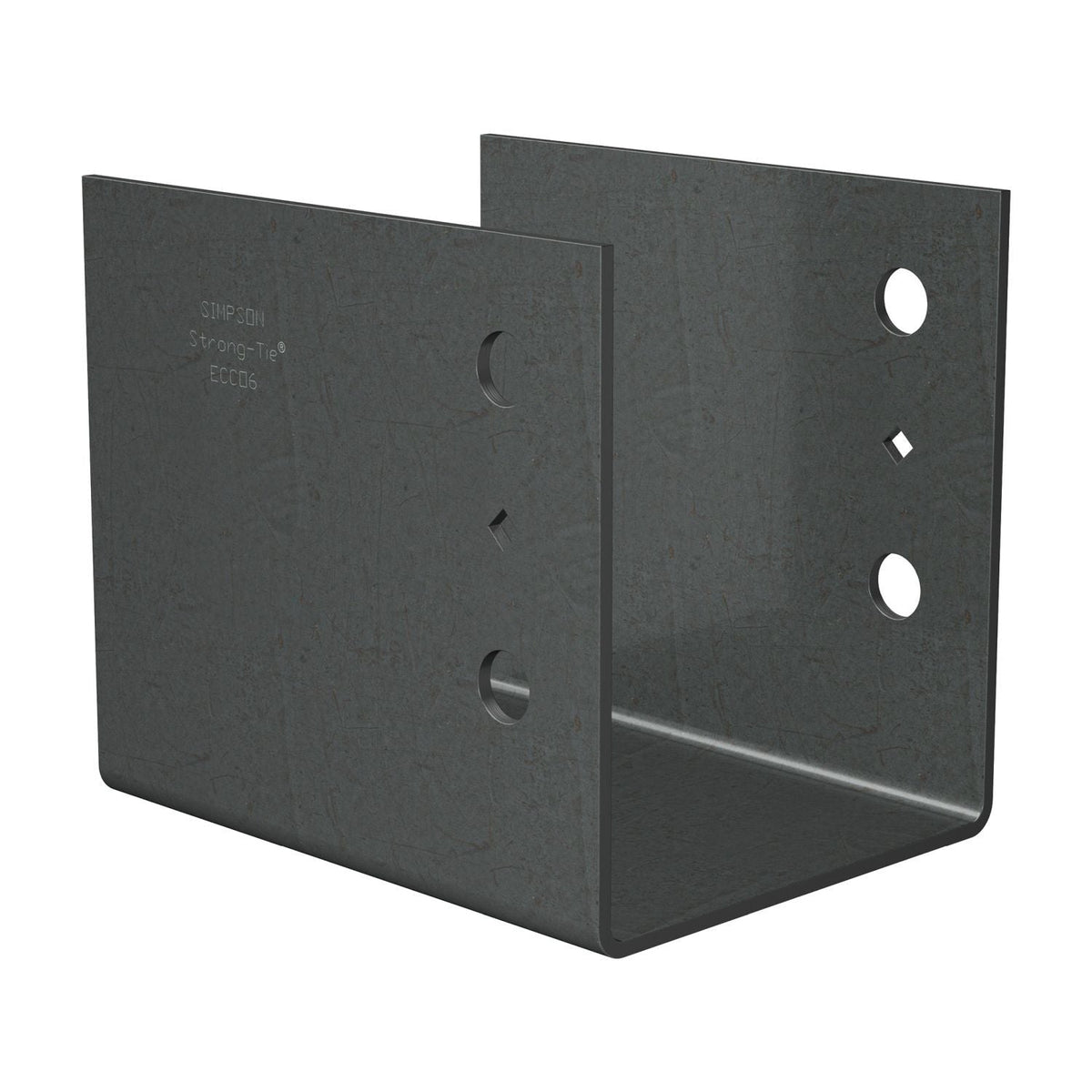 Simpson Strong-Tie ECCO6 ECCO End Column Cap, No Legs, for 6x Beam, 6-1/2-in. Height