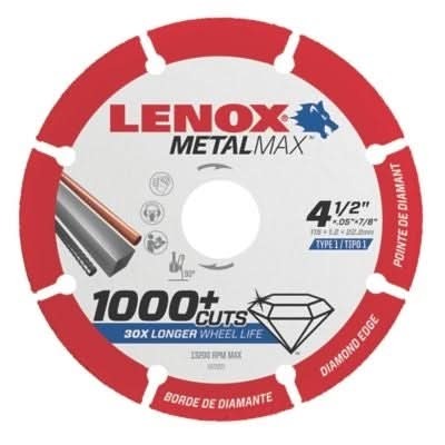 Lenox 2044467 METALMAX Diamond Grit 4-1/2-in Cutting Wheel