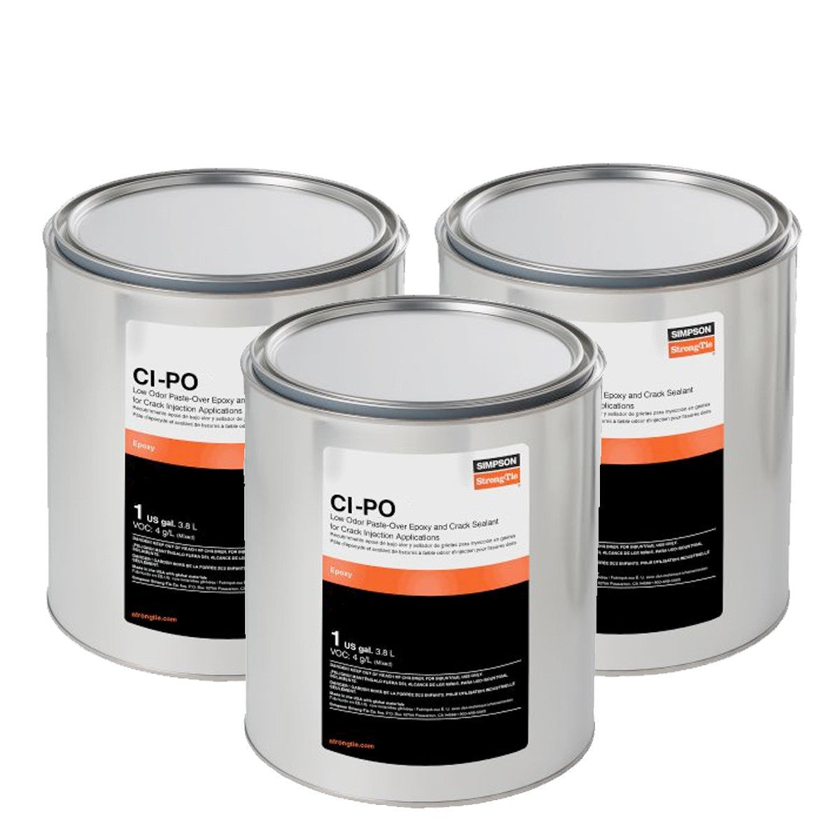 Simpson Strong-Tie CIPO3KT CI-PO Paste-Over and Structural Repair Epoxy, 3-Gal. Kit