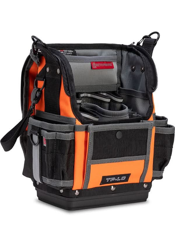 Veto Pro Pac TP-LC HI-VIZ ORANGE Compact Zippered Technician's Tool Pouch