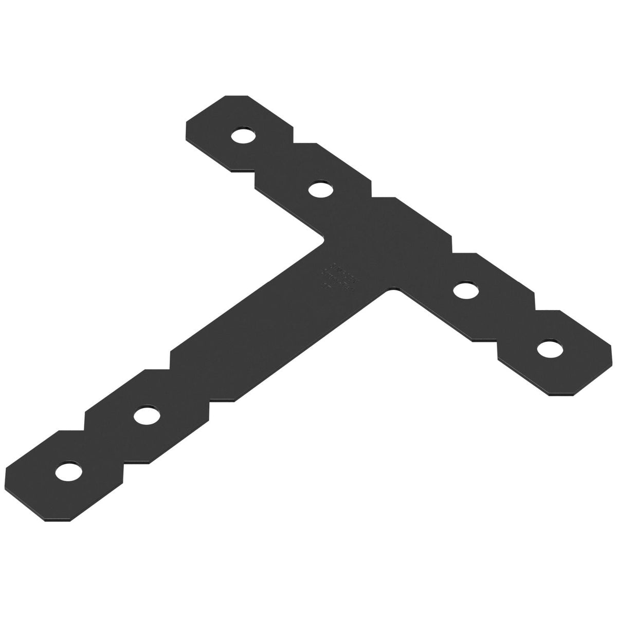 Simpson Strong-Tie OT OT 12-in. x 12-in. Black Powder-Coated Ornamental T Strap