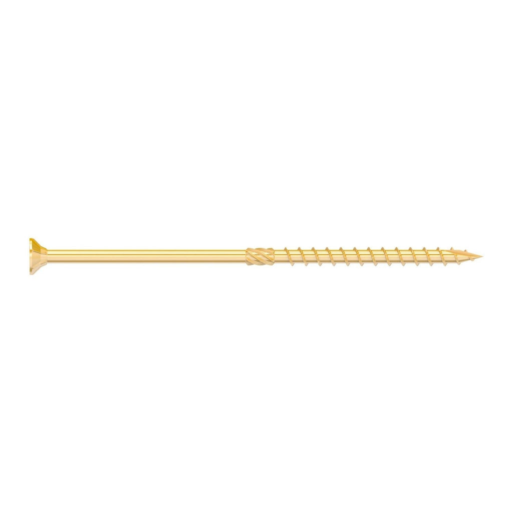 Simpson Strong-Tie SDCP22700 Strong-Drive SDCP TIMBER-CP Screw, 0.315-in. x 7-in. T40, Yellow Zinc, 250-Pack