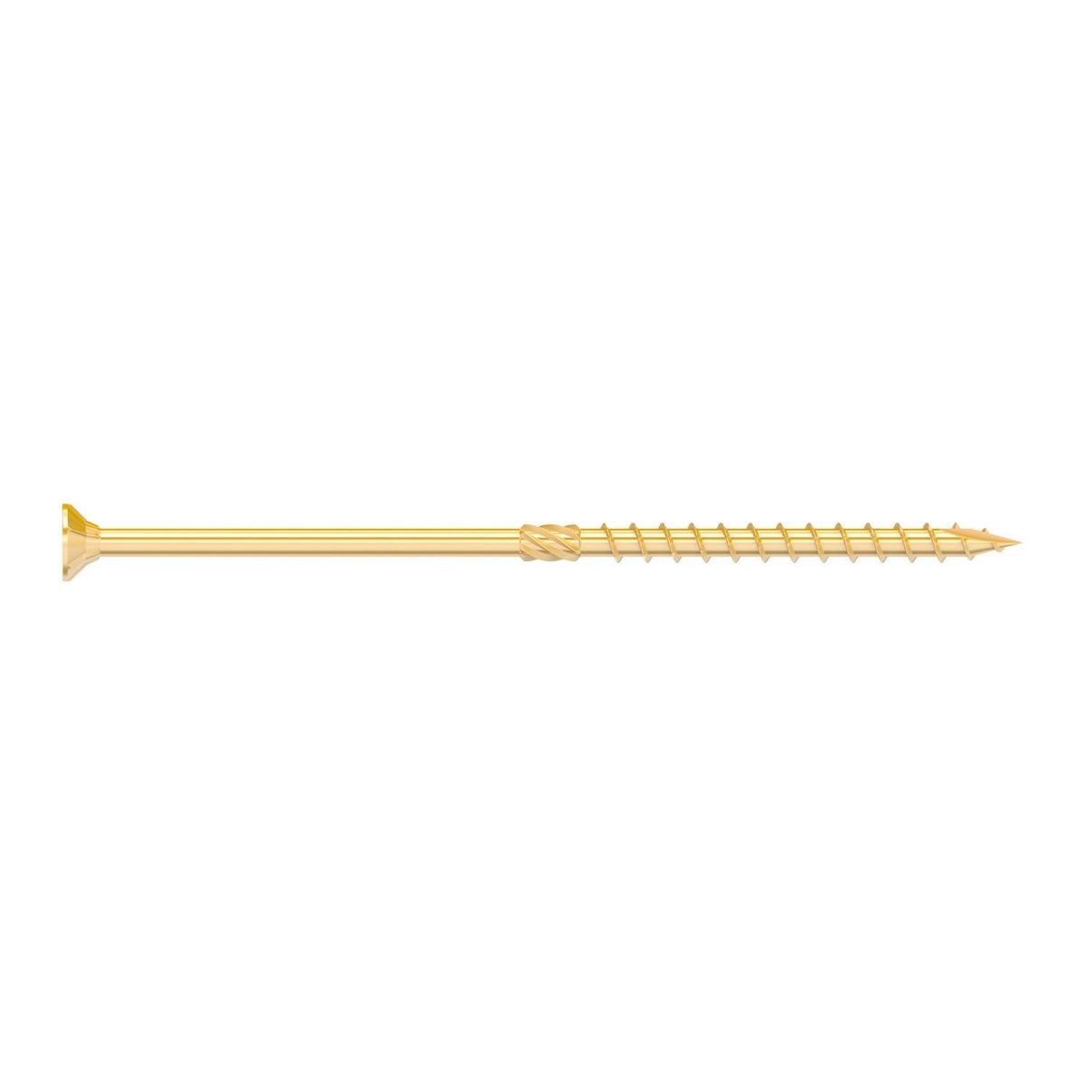 Simpson Strong-Tie SDCP22700 Strong-Drive SDCP TIMBER-CP Screw, 0.315-in. x 7-in. T40, Yellow Zinc, 250-Pack