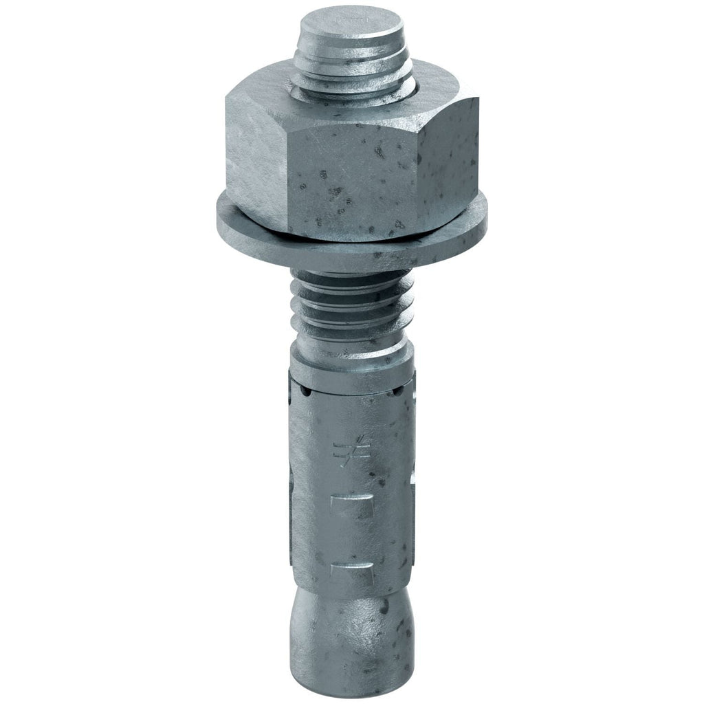 Simpson Strong-Tie STB2-62312MGF20 Strong-Bolt 2, 5/8-in. x 3-1/2-in. Mechanically Galvanized Wedge Anchor, Fully Assembled, 20-Pack
