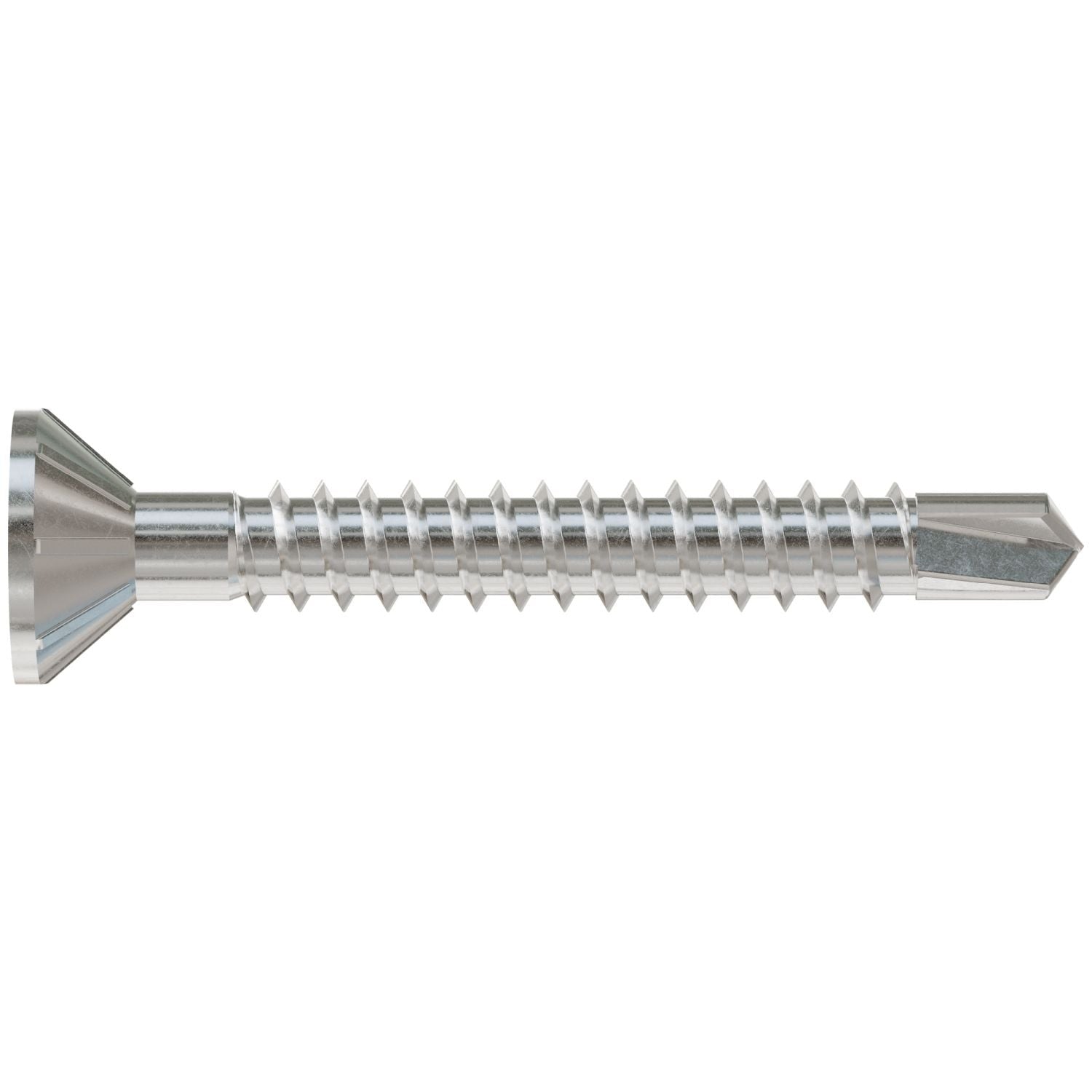 Simpson Strong-Tie SSFHSD112S1016 FHSD Wood-to-CFS Screw (Collated), #10 x 1-1/2-in. #2SQ, Flat Head, Type 410, 1000-Pack