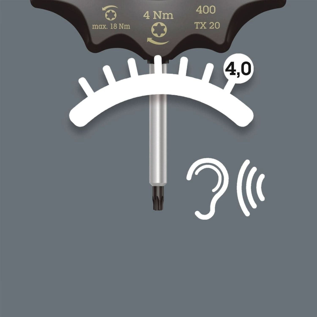 Wera 400 Torx Torque-indicator, Torx 20x4.0 Nm