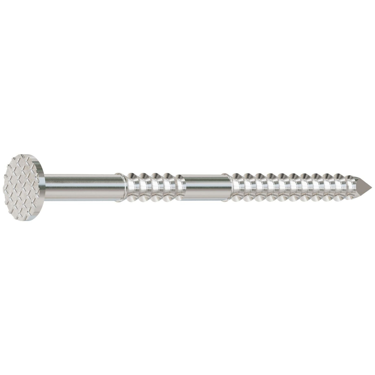 Simpson Strong-Tie S13A150SNC 15° Wire Coil, Full Round Head, Ring-Shank Siding Nail, 1-1/2-in. Type 304, 3600-Pack