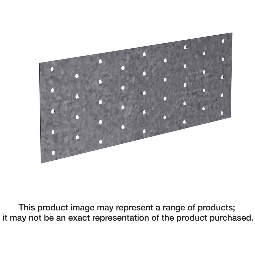 Simpson Strong-Tie TP411 TP 4-1/8-in. x 11-in. 20-Gauge Galvanized Tie Plate