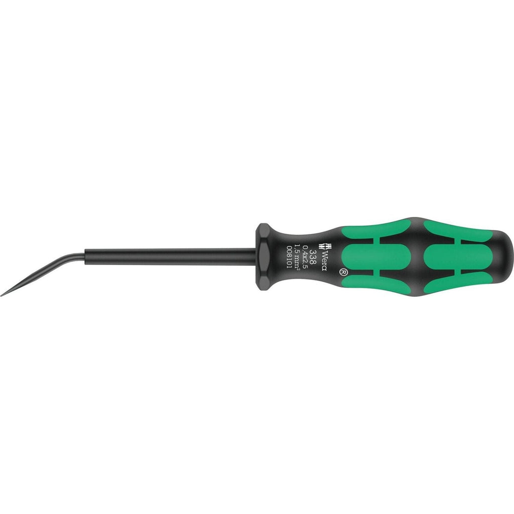Wera 338 Actuation Tool For Terminal Blocks (Spring Cages), 0.4x2.5x81-mm.
