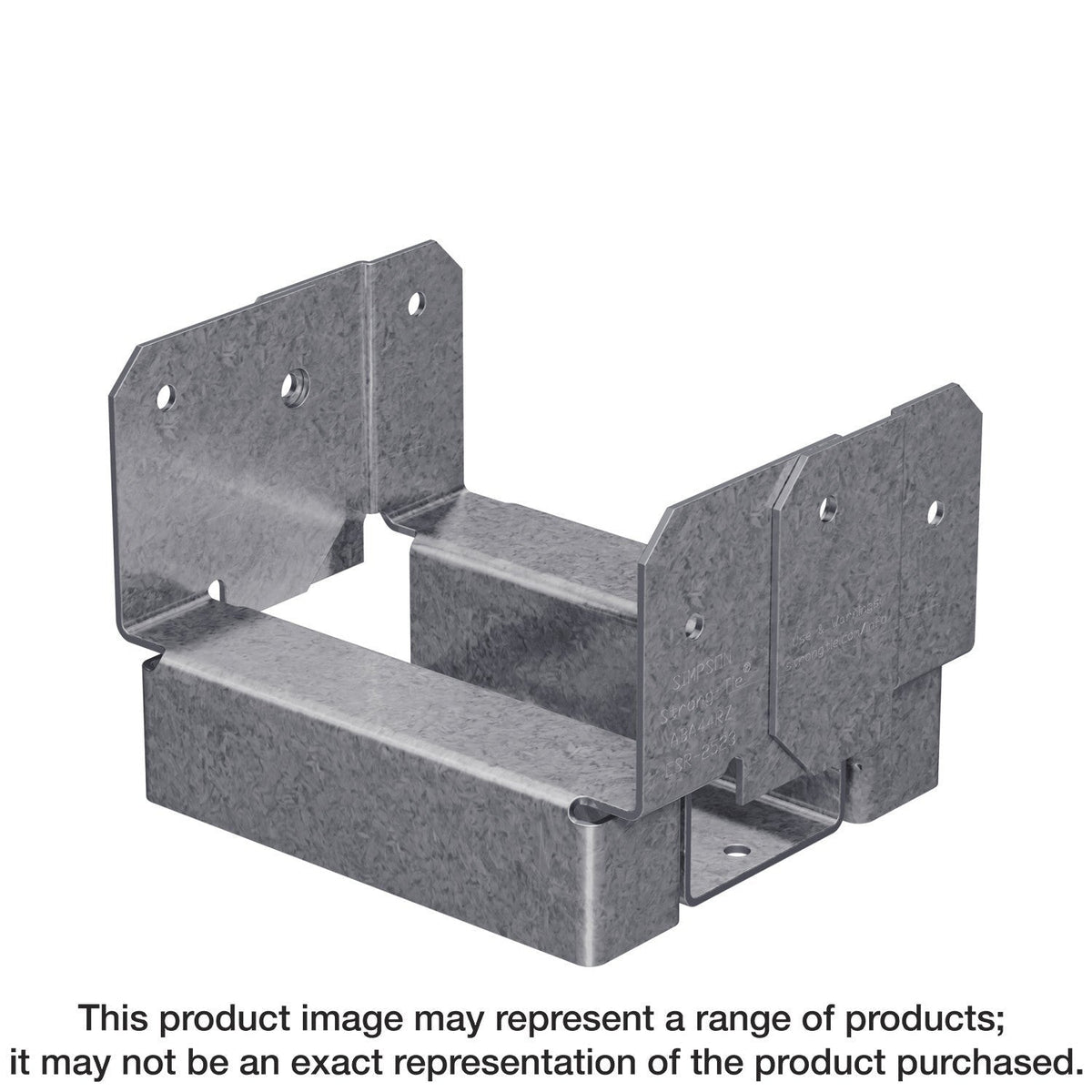 Simpson Strong-Tie ABA44RZ ABA ZMAX Galvanized Adjustable Standoff Post Base for 4x4 Rough