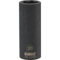 DEWALT 1/2-in. Drive 20 mm 6-Point Deep Impact Socket with DirectTorque (DWMT75128OSP)