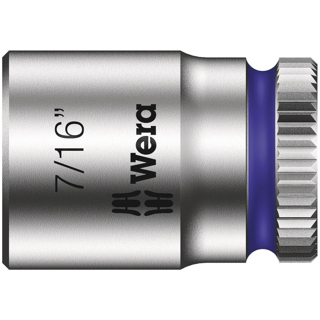 Wera 8790 Hma Zyklop 1/4-in. Socket, 7/16-in.x23-mm.