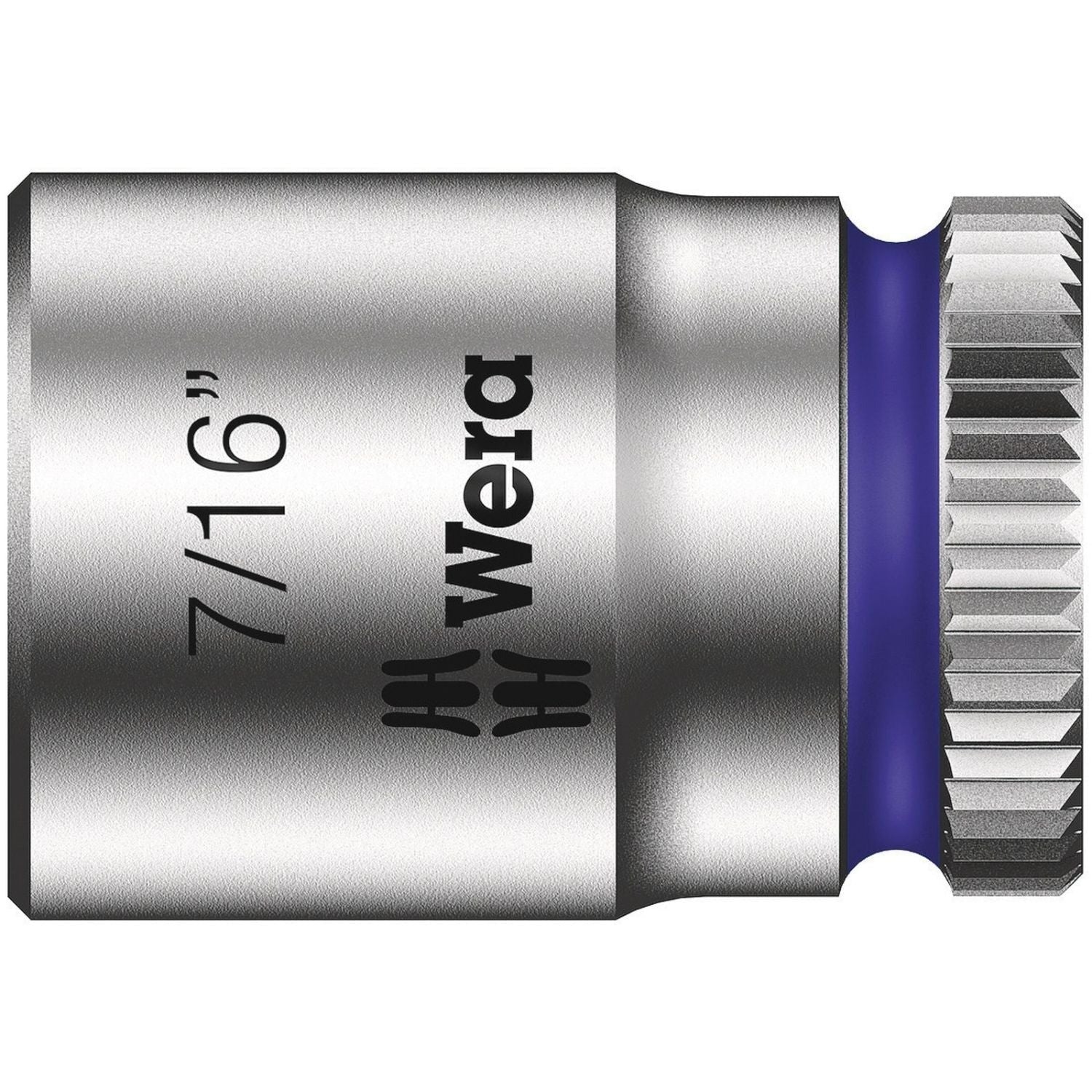 Wera 8790 Hma Zyklop 1/4-in. Socket, 7/16-in.x23-mm.