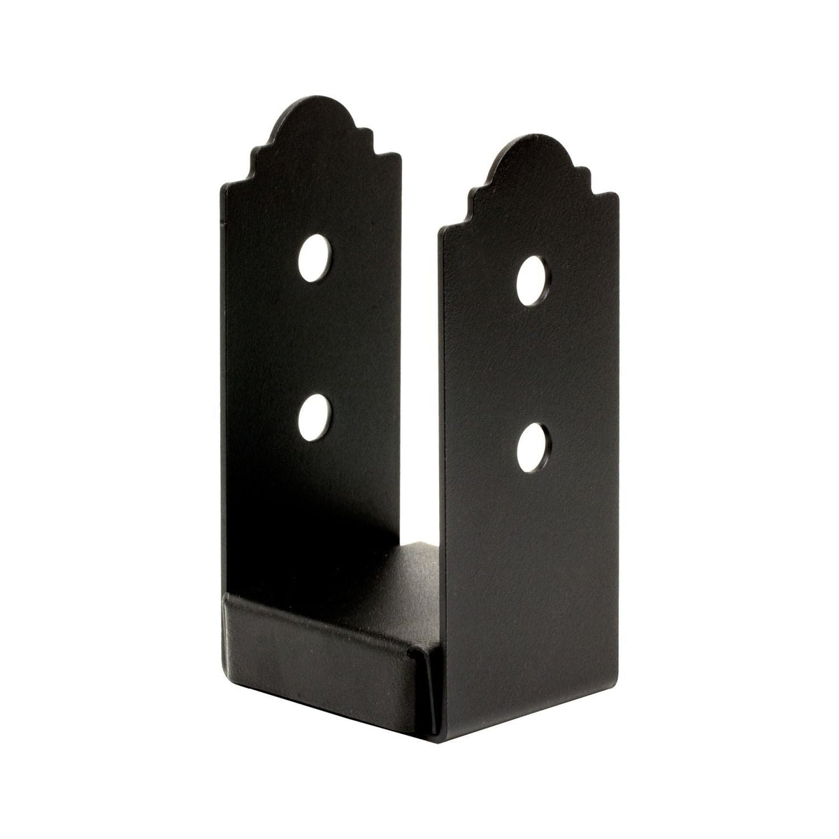 Simpson Strong-Tie APB44R Outdoor Accents Mission Collection ZMAX, Black Powder-Coated Post Base for 4x4 Rough