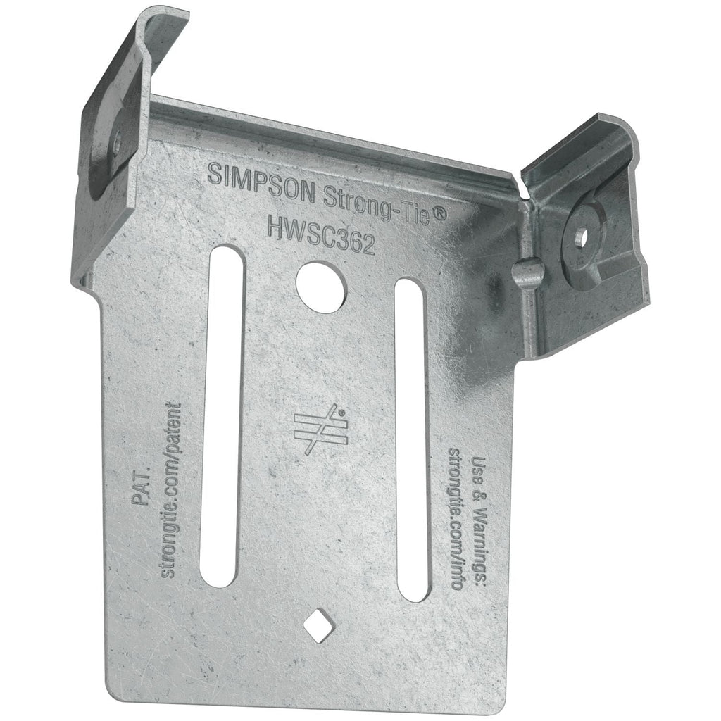 Simpson Strong-Tie HWSC362-KT HWSC 3-7/16-in. Head-of-Wall Slide-Clip Connector w/ Screws, 50-Pack