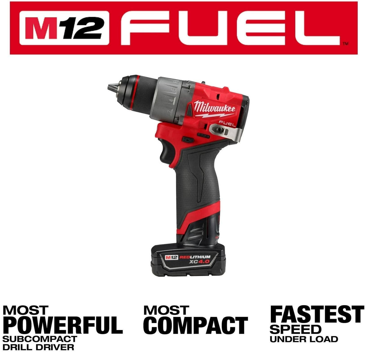 Milwaukee 3403-22 M12 FUEL 1/2-in. Drill/Driver Kit
