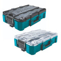 Makita T-90037 MAKTRAK Medium Tool Box & T-90043 MAKTRAK Deep Medium Organizer