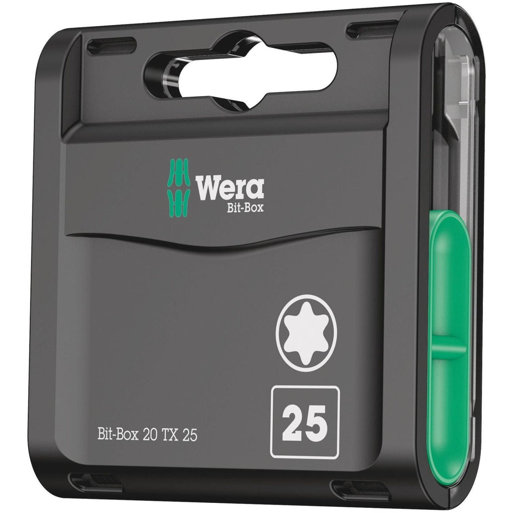 Wera Bit-Box 20 Tx, Torx 20x25-mm., 20-Pieces