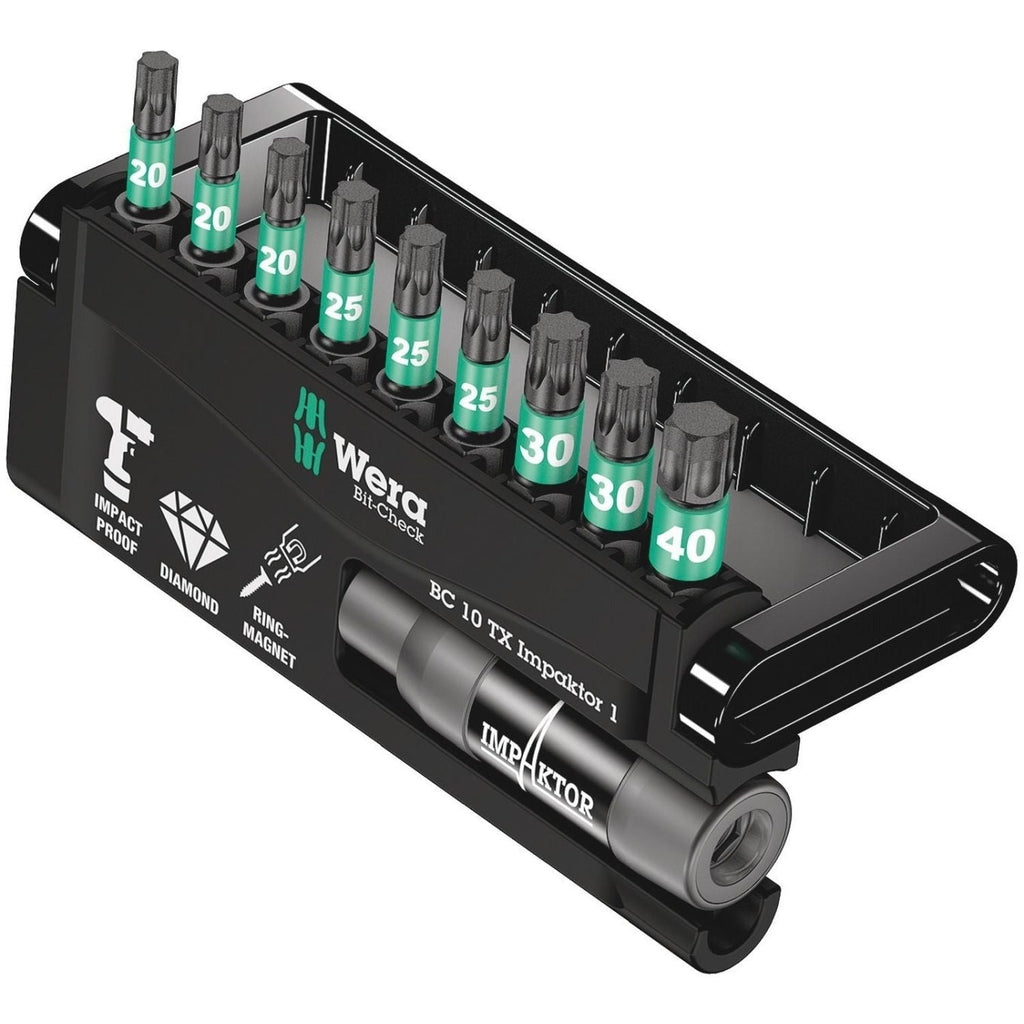 Wera Bit-Check 10 Torx Impaktor 1, 10-Pieces