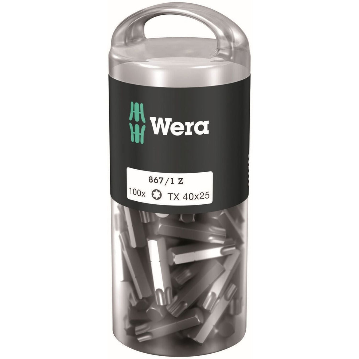 Wera 867/1 Torx Diy 100, Torx 40x25-mm., 100-Pieces