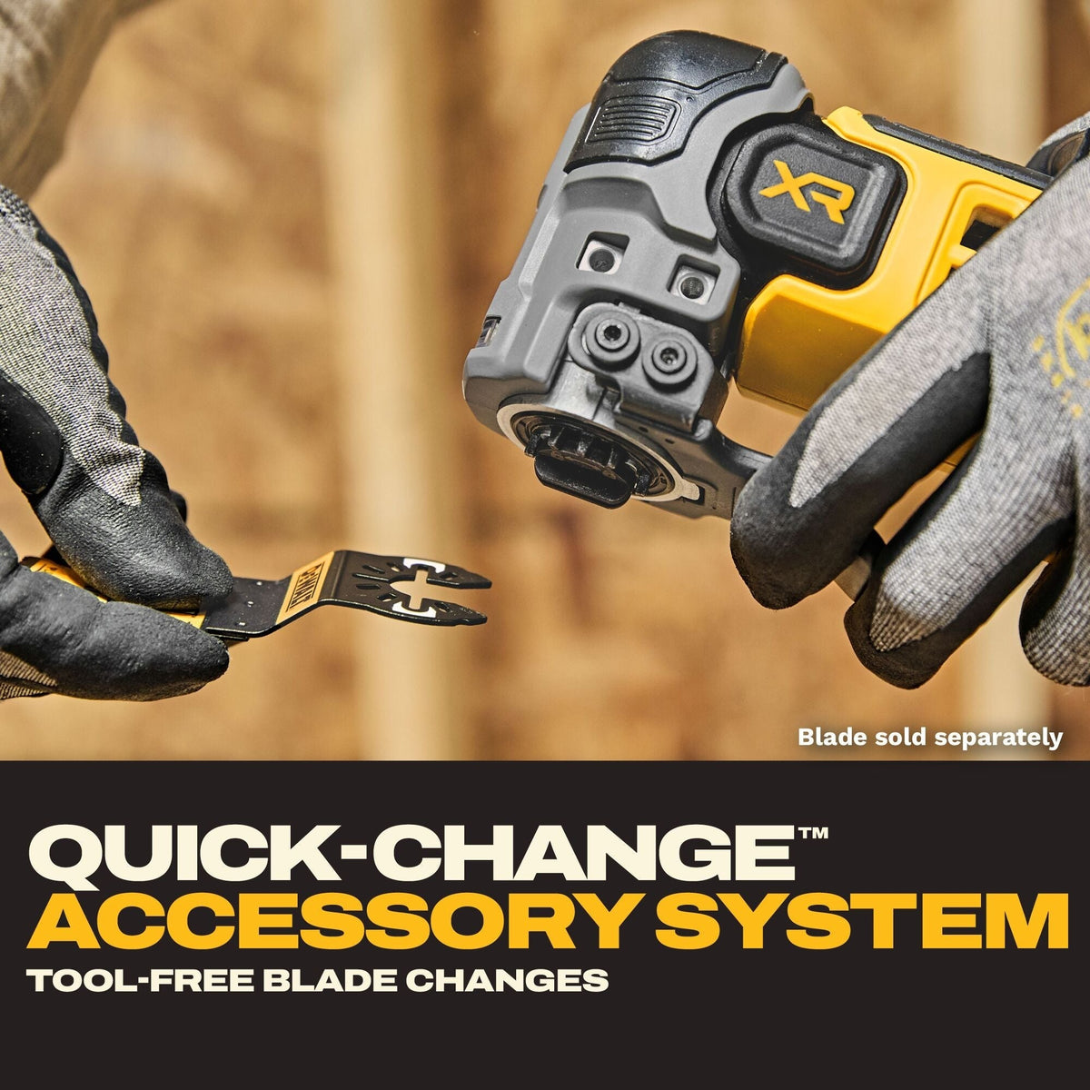 DEWALT 20V MAX* XR® Oscillating Multi-Tool, Tool Only (DCS359B)