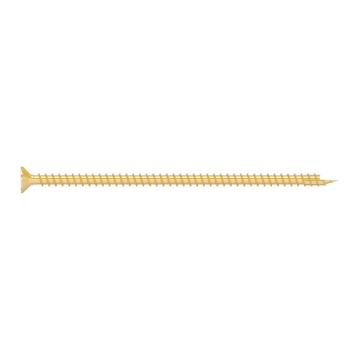Simpson Strong-Tie SDCF22700 Strong-Drive SDCF TIMBER-CF Screw, 0.315-in. x 7-in. T40, Yellow Zinc, 250-Pack