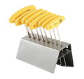 Wiha 33484 Hex T-Handle Inch 8 Piece Set in Metal Stand
