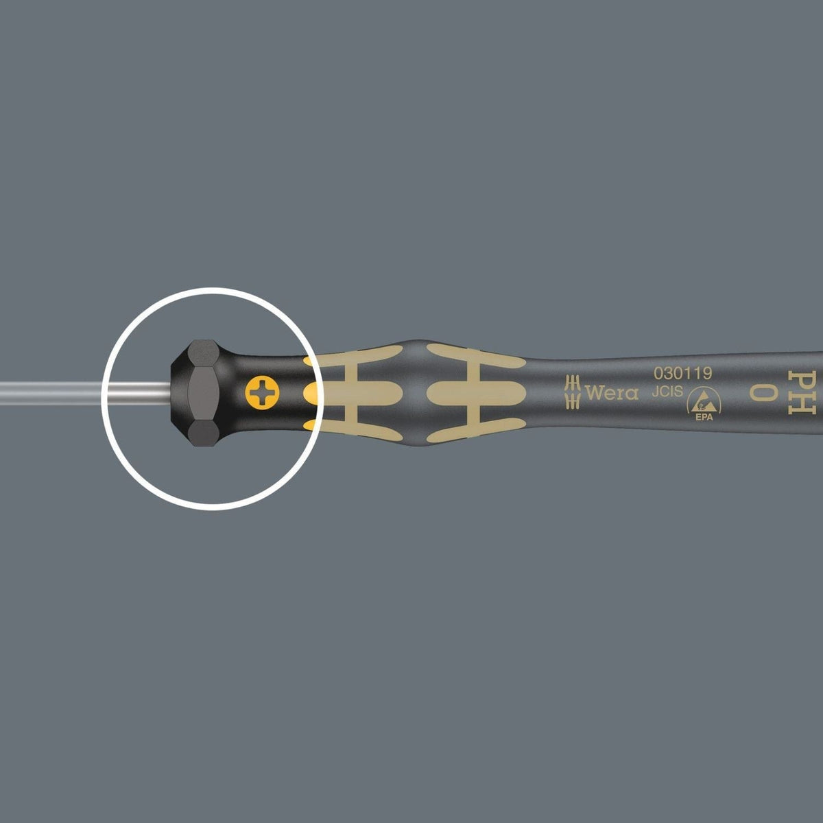 Wera 1567 Torx Esd Kraftform Micro Screwdriver For Torx Screws, Torx 3x40-mm.