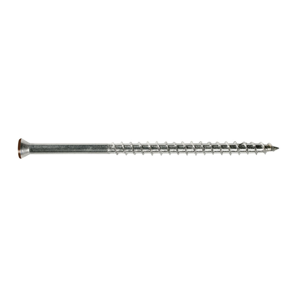 Simpson Strong-Tie T07225FT70RD01 Trim-Head Screw, 6-Lobe Drive, #7 x 2-1/4-in. T-15 Type 316, Red 01, 70-Pack