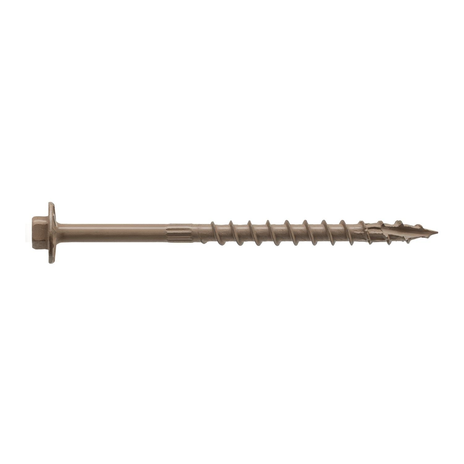 Simpson Strong-Tie SDWH19400DB Strong-Drive SDWH TIMBER-HEX Screw, 0.195-in. x 4-in. 5/16 Hex, DB Coating, 800-Pack