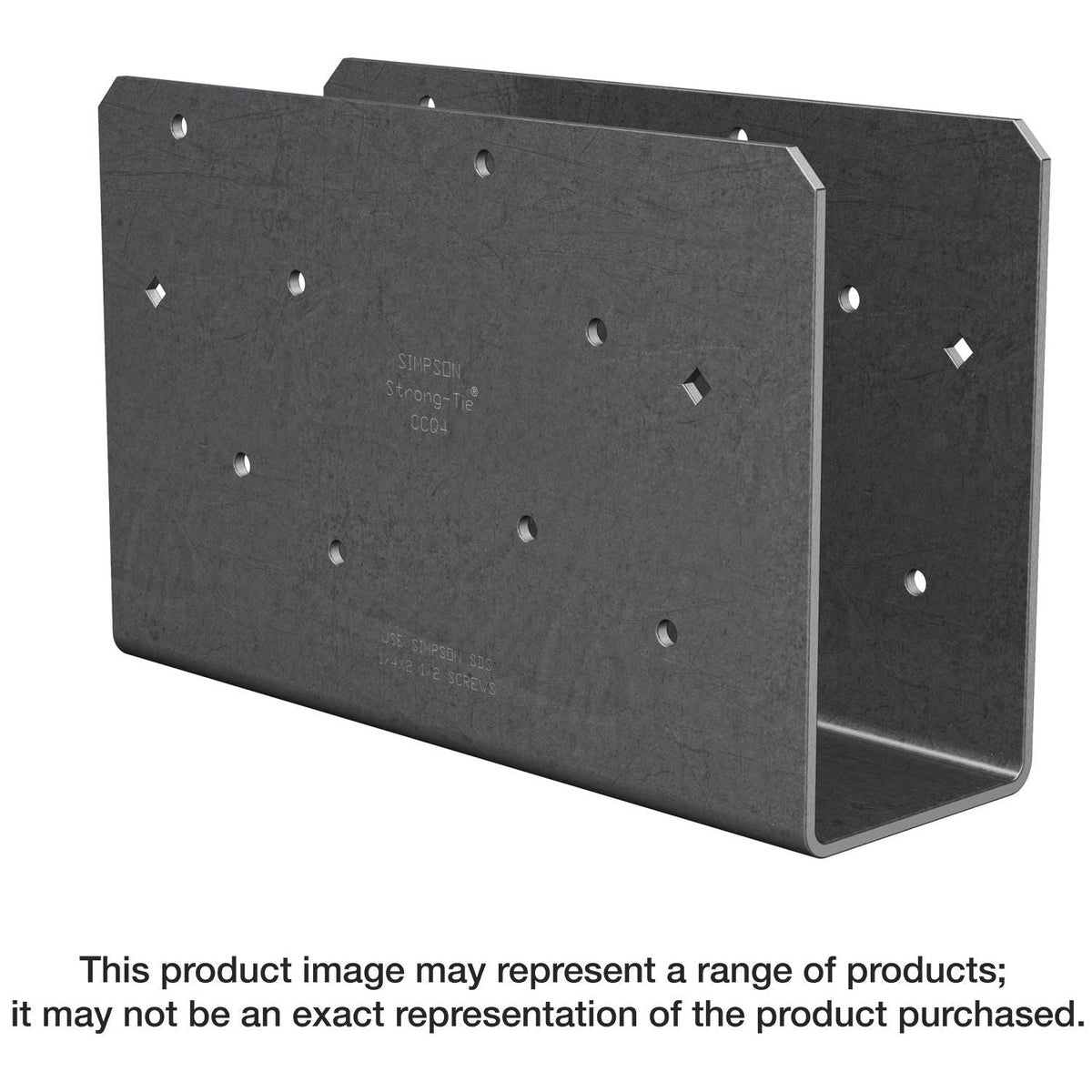Simpson Strong-Tie CCOQ6-SDS2.5 CCOQ Column Cap, No Straps, for 6x Beam, with Strong-Drive SDS Screws