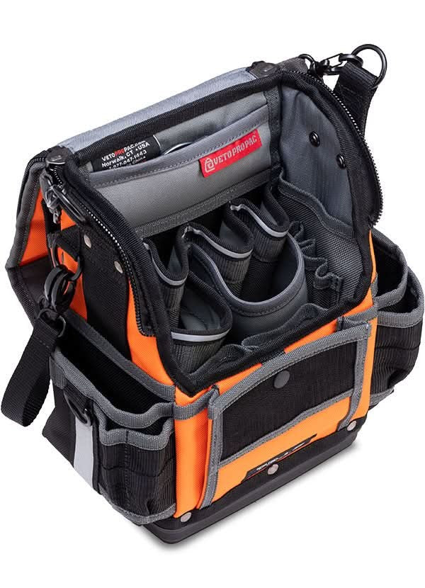 Veto Pro Pac TP-LC HI-VIZ ORANGE Compact Zippered Technician's Tool Pouch