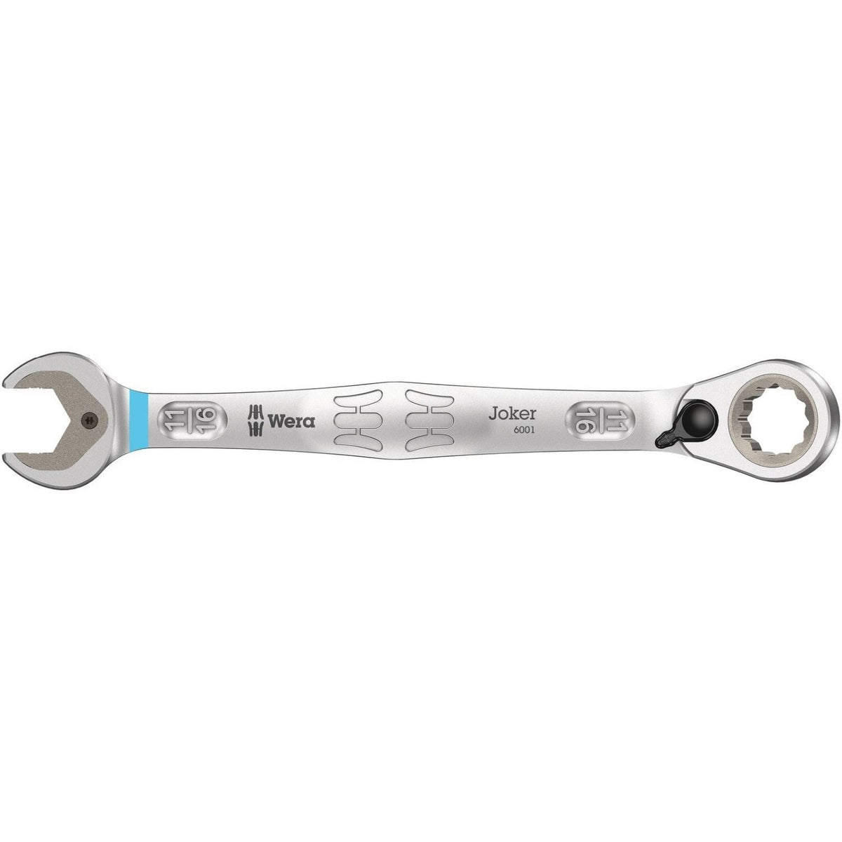 Wera 6001 Joker Switch Ratcheting Combination Wrench, With Switch Lever, Imperial, 11/16-in.x234-mm.