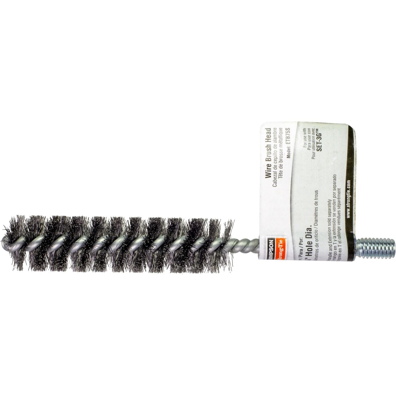 Simpson Strong-Tie ETB75S ETBS 3/4-in. Wire Hole-Cleaning Brush Head
