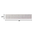 Mirka Iridium 2.75-in. x 16-in. 150 Grit Perforated Sanding Strips, 50-Pack (24-38P-150)