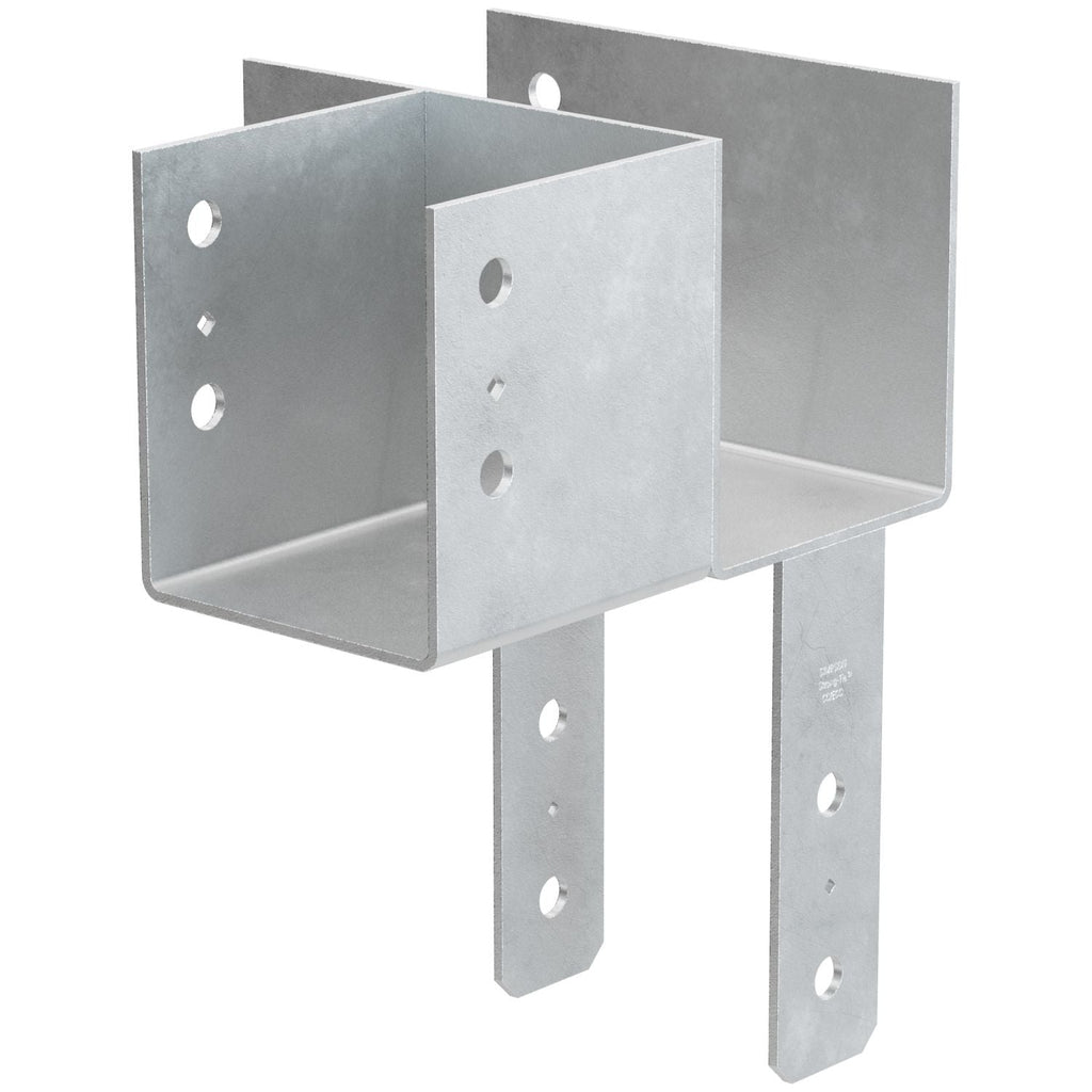 Simpson Strong-Tie ECCLR666HDG ECCLR HDG L-Shape End Column Cap for 6x Beams, 6x Post, Skewed Right
