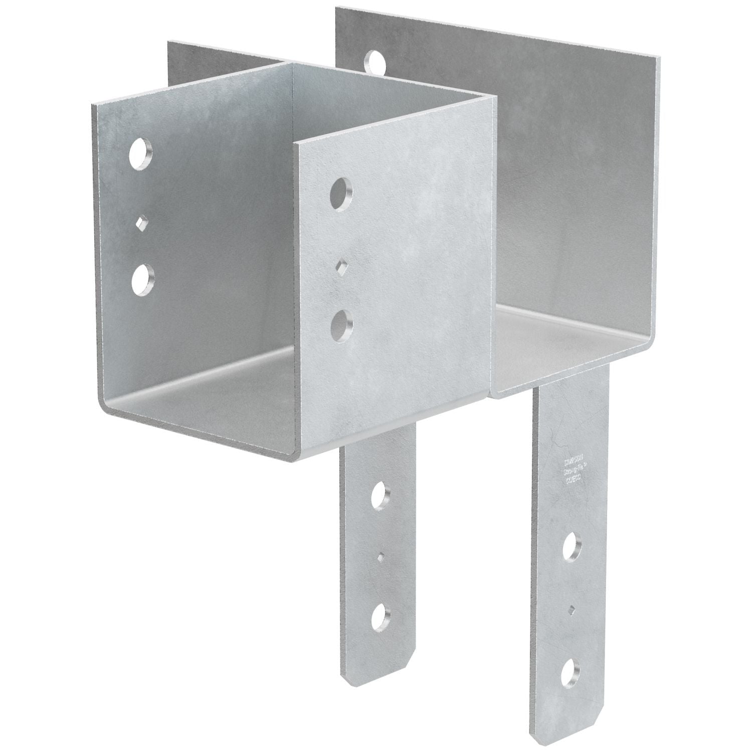 Simpson Strong-Tie ECCLR666HDG ECCLR HDG L-Shape End Column Cap for 6x Beams, 6x Post, Skewed Right