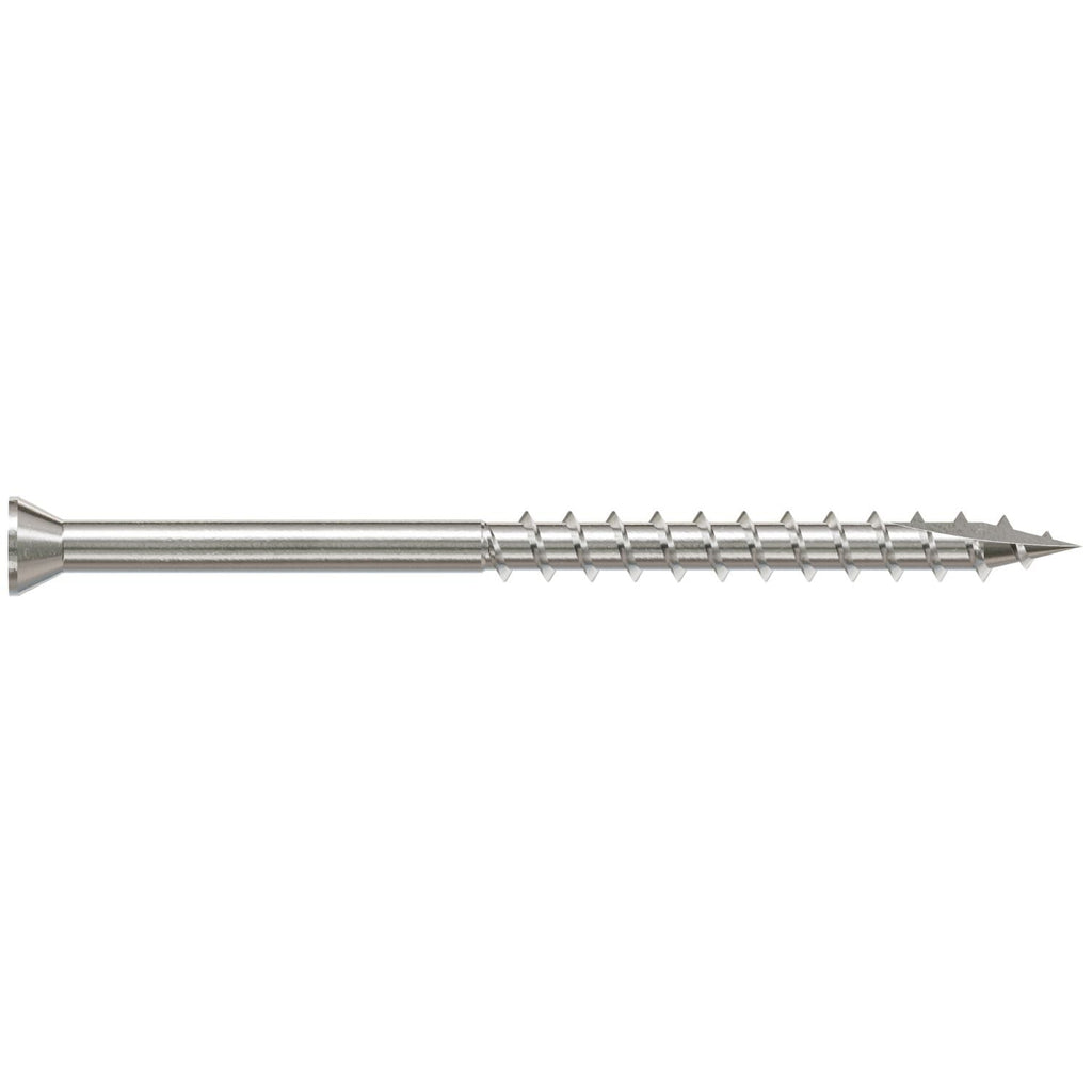 Simpson Strong-Tie S07250FB1 Trim-Head Screw, Square Drive, #7 x 2-1/2-in. #1 SQ, Type 305, 1-lb.