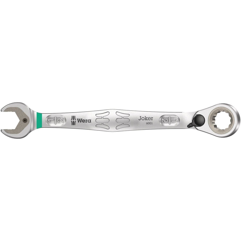 Wera 6001 Joker Switch Ratcheting Combination Wrench, With Switch Lever, Imperial, 1/2-in.x171-mm.