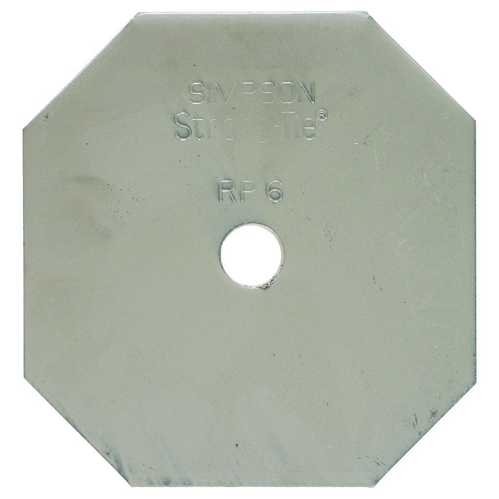 Simpson Strong-Tie RP6 RP6 3/8-in. Steel Retrofit Plate