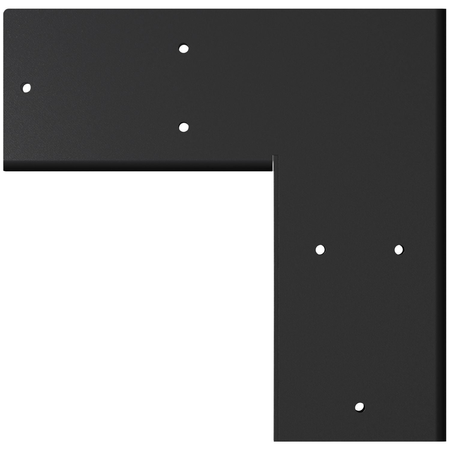 Simpson Strong-Tie SAGE-C44-KT2 Outdoor Accents Sage System Black Powder-Coated Corner Connector for 4x4 with Screws, 2-Pack