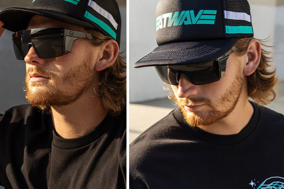 Heat Wave Performance Lazer Face Black Z87+ Sunglasses