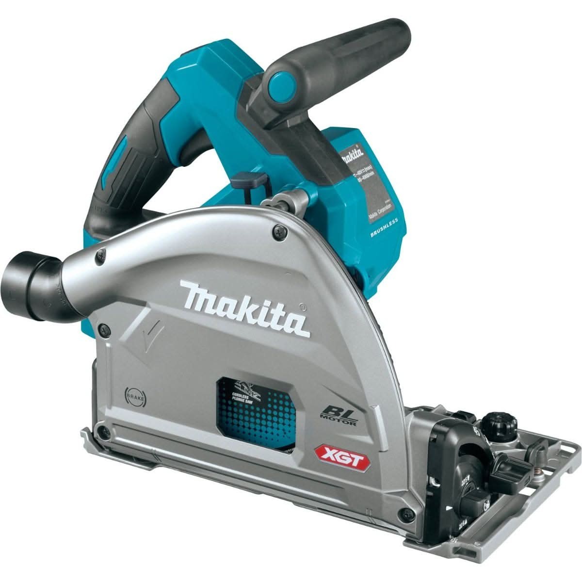 Makita 40V max XGT Brushless 6-1/2" AWS Plunge Track Saw + Bluetooth Radio 4.0Ah Kit