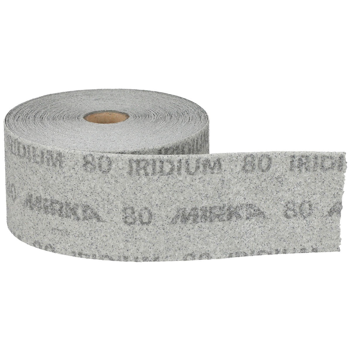 Mirka Iridium 2.75-in. x 60-ft. 80 Grit PSA Sanding Roll for Universal Sanding (24-574-080)