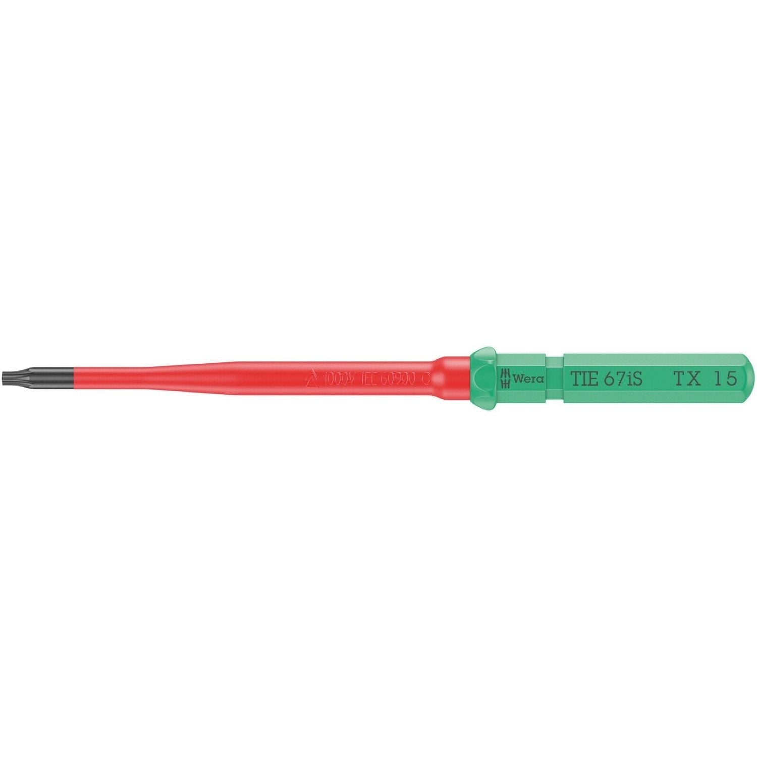 Wera Kraftform Kompakt VDE 67 Is Torx Take It Easy, Torx 15x157-mm.