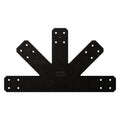 Simpson Strong-Tie Outdoor Accents Avant Collection 12:12 Pitch, Black Powder-Coated Gable Plate (APVGP1212)